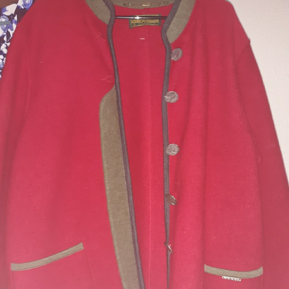 Car coat 100% wool Geiger *make me an offer*